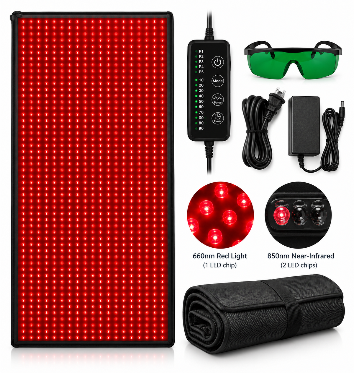 Lumybella Full Body Red Light Therapy Bed