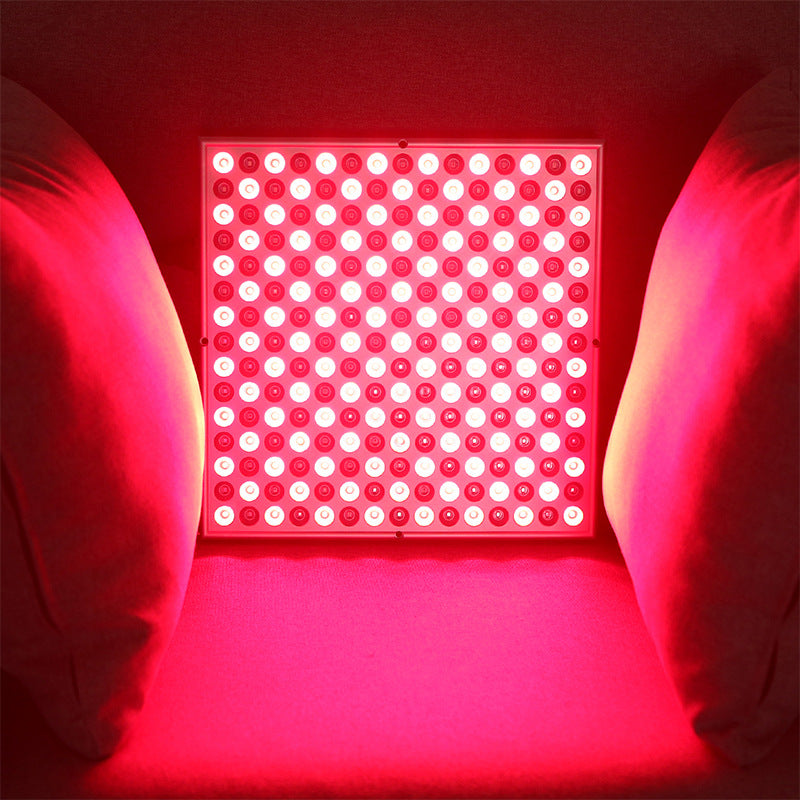 Lumybella light therapy panel package contents with remote and goggles